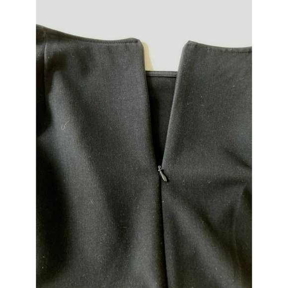 Pantology Pencil Skirt Solid Black Knee Length Misses Womens Size 12 Work Career - Picture 4 of 8